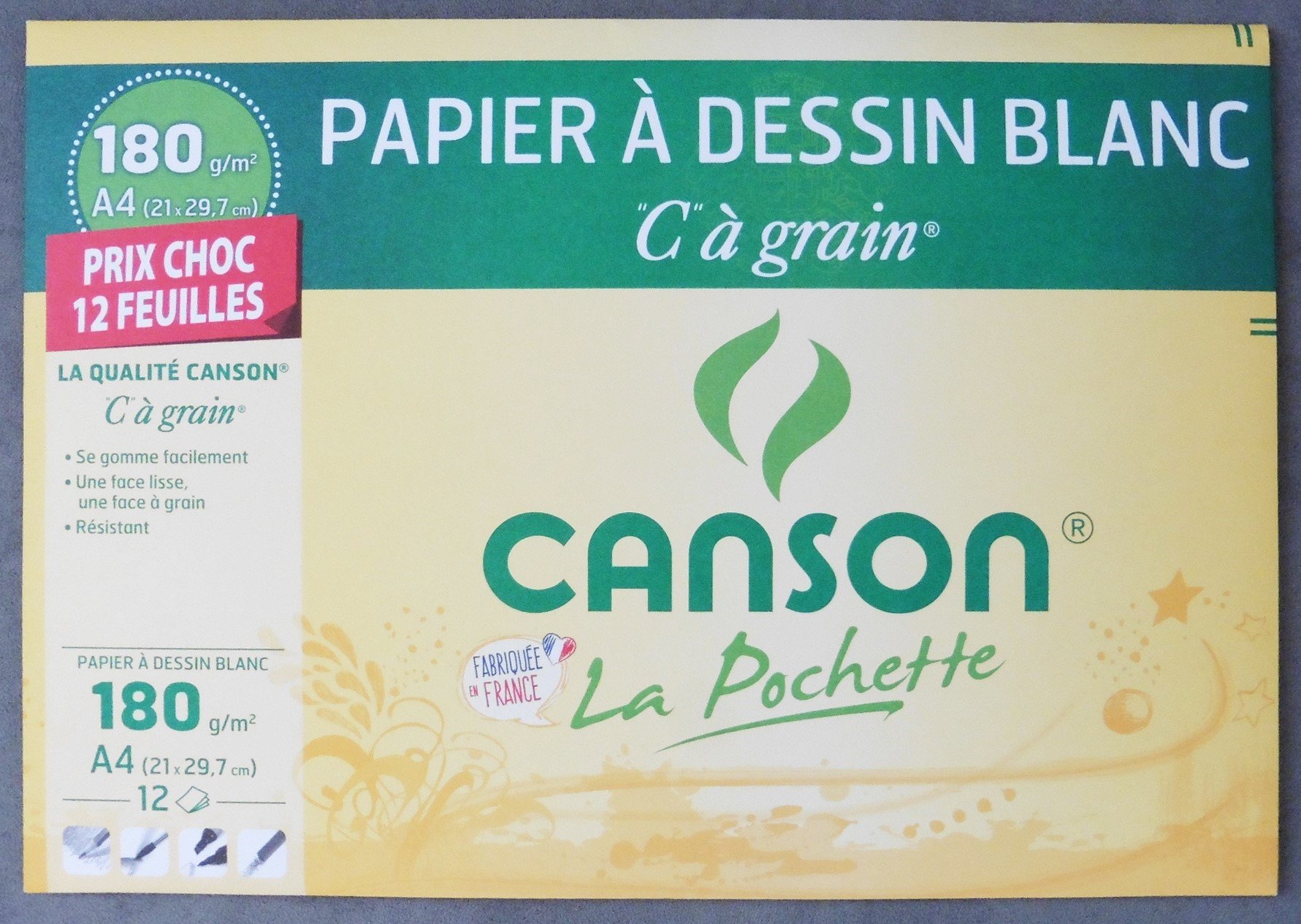 CANSON+​Papier+​%C2%85+​dessin+​%22C%22+​%C2%85+​grain%2C+​A4%2C+​PRIX+​CHOC