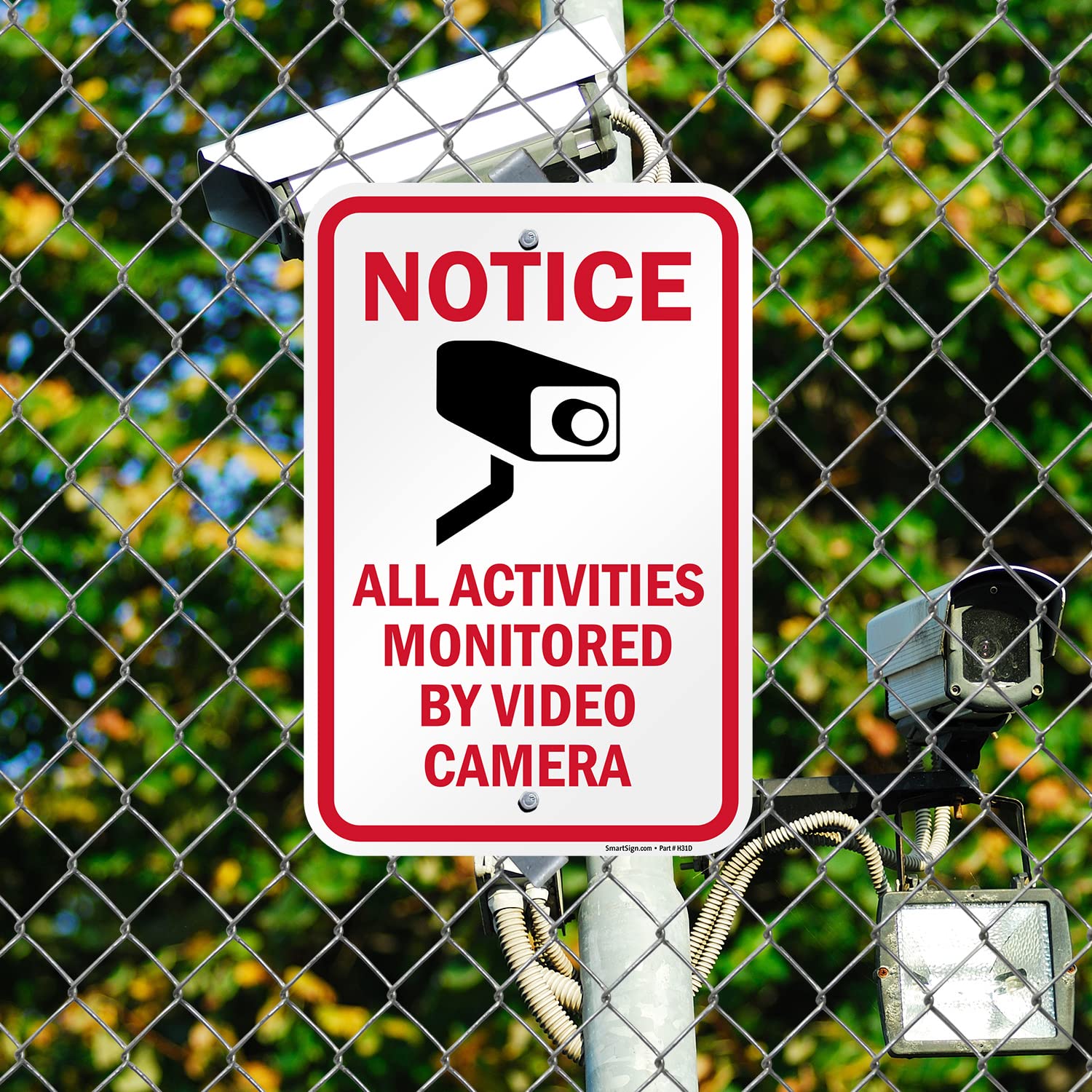 SmartSign Industrial Warning Sign