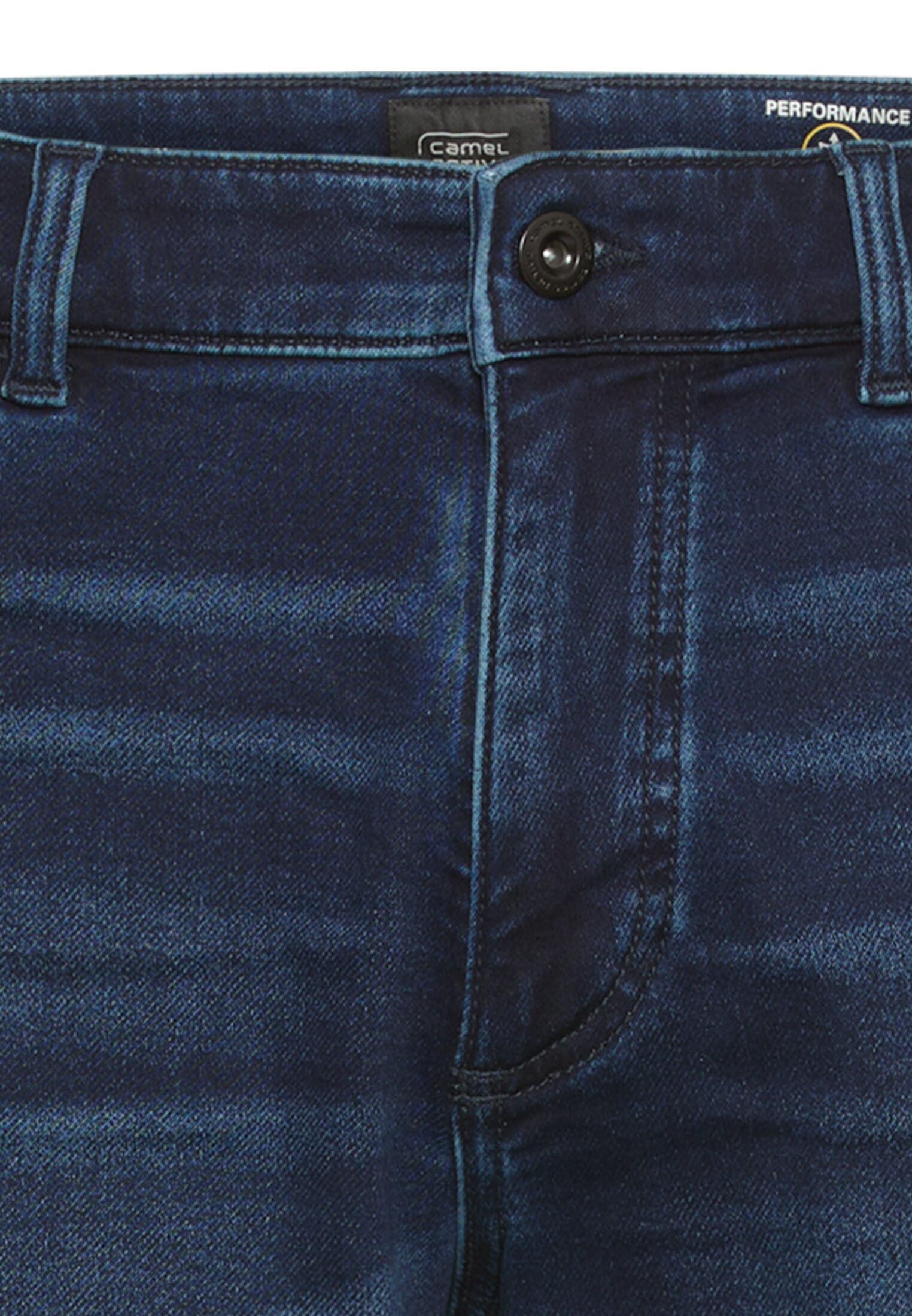camel active Herren Jeans Shorts aus Baumwollmix | fleXXXactive® Jeansshorts mit verstellbaren Tunnelzug und praktischen Taschen - pflegeleicht