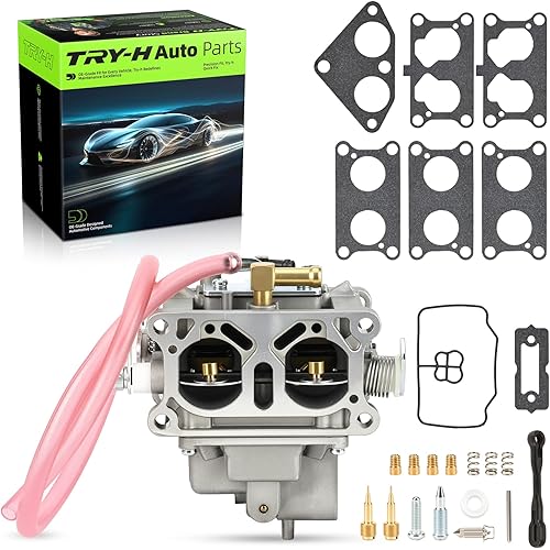 15003-2766 Carburetor Carb Engine Rebuild Kit Replacement for Kawasaki Mule 3000 3010 3020 Trans 4x4 2001-2008 Replace# 11060-2477 11060-2478 11060-2479 11060-2087 11060-2088 11061-2091