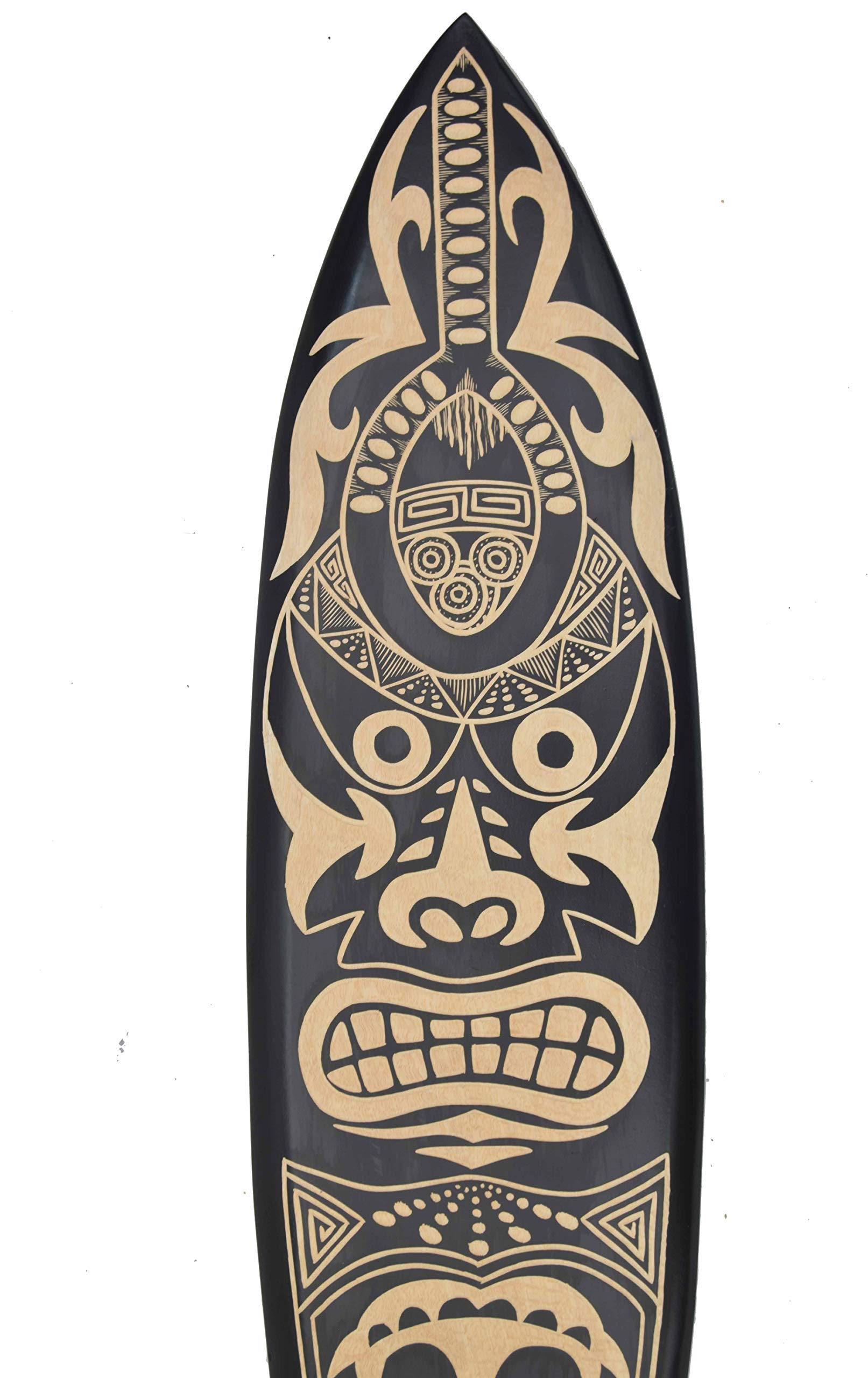Déco Planche de Surf 100cm Aloha Mains Pieds Hawaii Tiki Keller Partie
