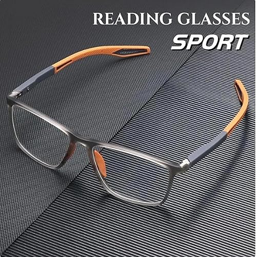 Miniatura 2 de TETGSET Gafas presbípicas ultraligeras de la luz azul de los deportes de los hombres, gafas de lectura anti luz azul