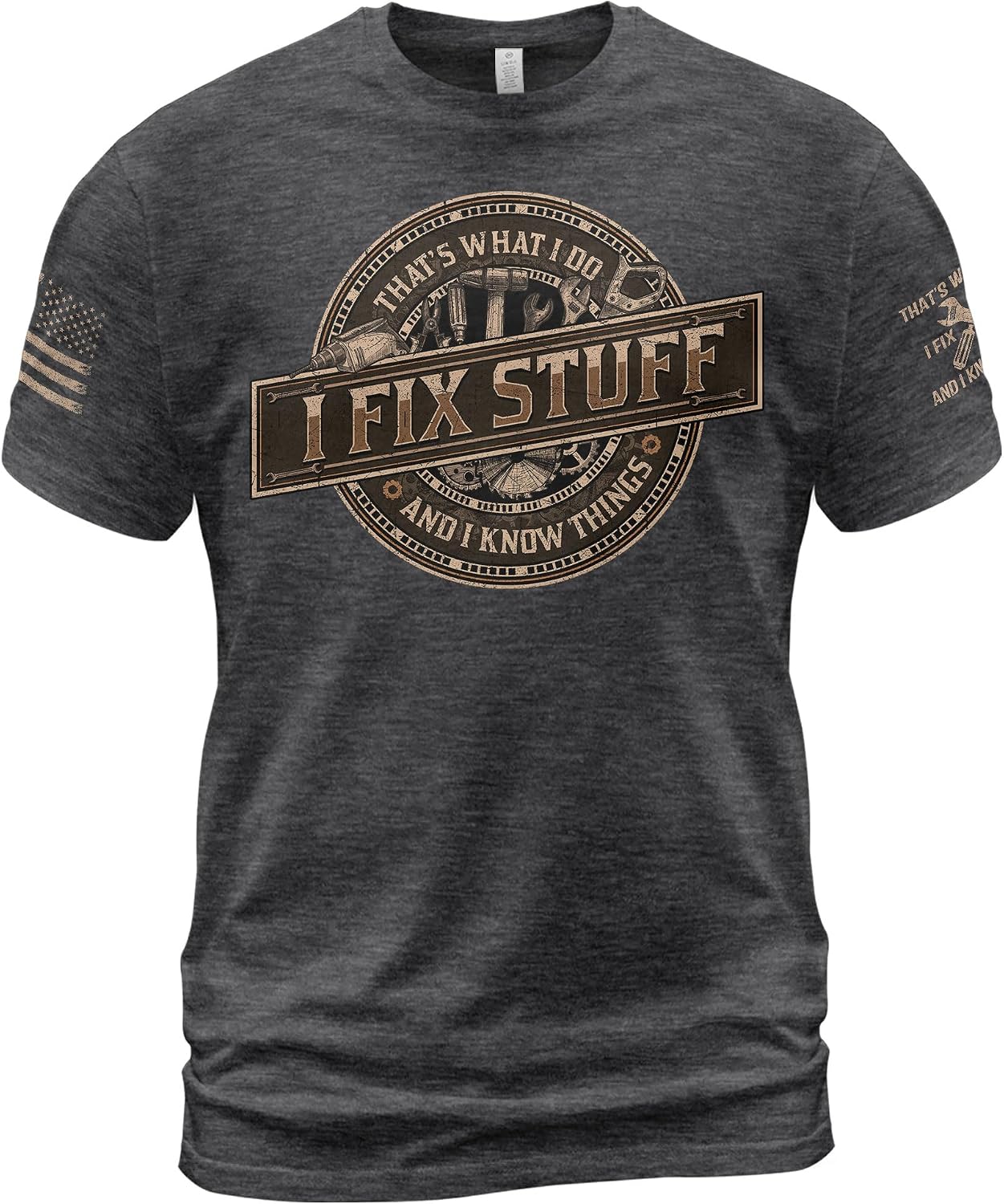 I Fix Stuff and Know Things Tshirt for Men, Thats What I Do I Fix Stuff Shirt, Stuff Vintage Tee 2