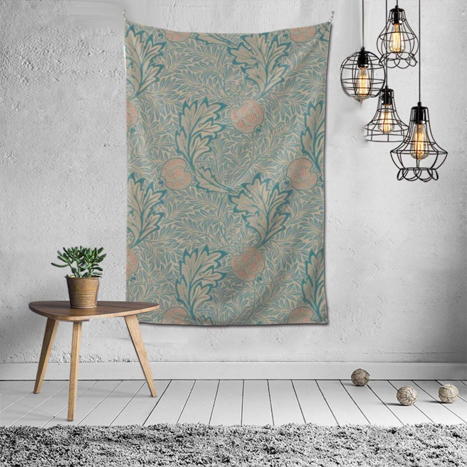 William Morris Apple फैशन आंतरिक सजावट बहुक्रियाशील बेडरूम व्यक्तित्व उपहार इनडोर दीवार फांसी कक्ष पर्दा उपहार दीवार सजावट