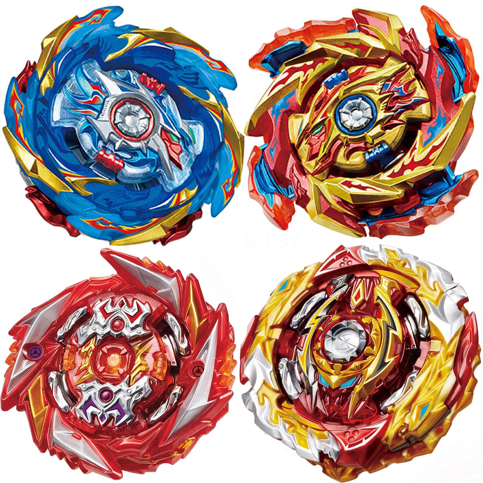 Buy BaiYunPOY Bey Battle Top Gyro Burst Metal Fusion Fury 4Pack