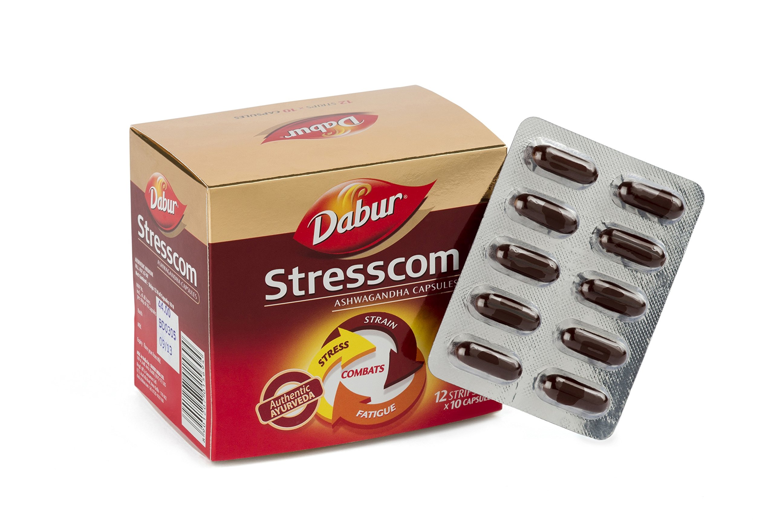 Dabur Ayuvedic Stresscom - 120 Capsules (B013UYFJV2) Amazon Price History, Amazon Price Tracker
