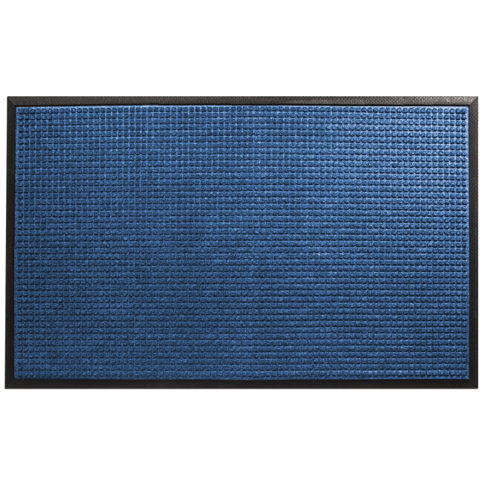 All Seasons, zerbino per esterni e interni con struttura punteggiata, ottima funzione cattura-sporco garantita, disponibile in molte misure e colori, Polipropilene, Blau, 90 x 150 cm