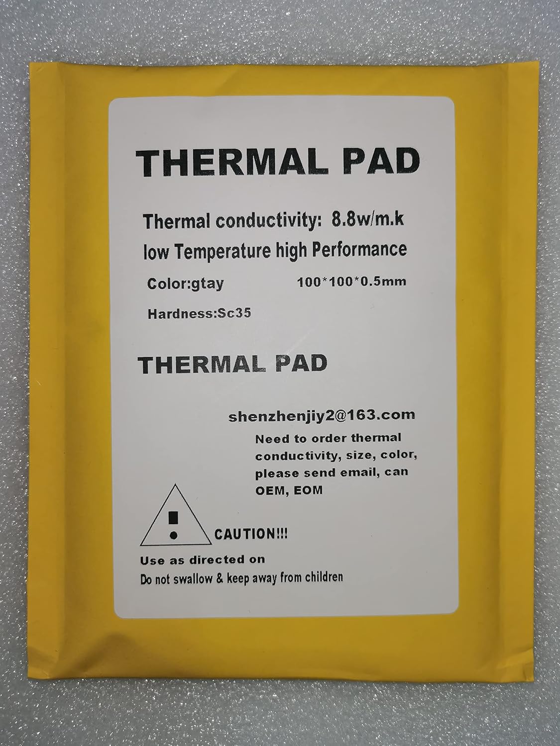 Thermal pad Thermal Conductive Silicone Gap pad Grease