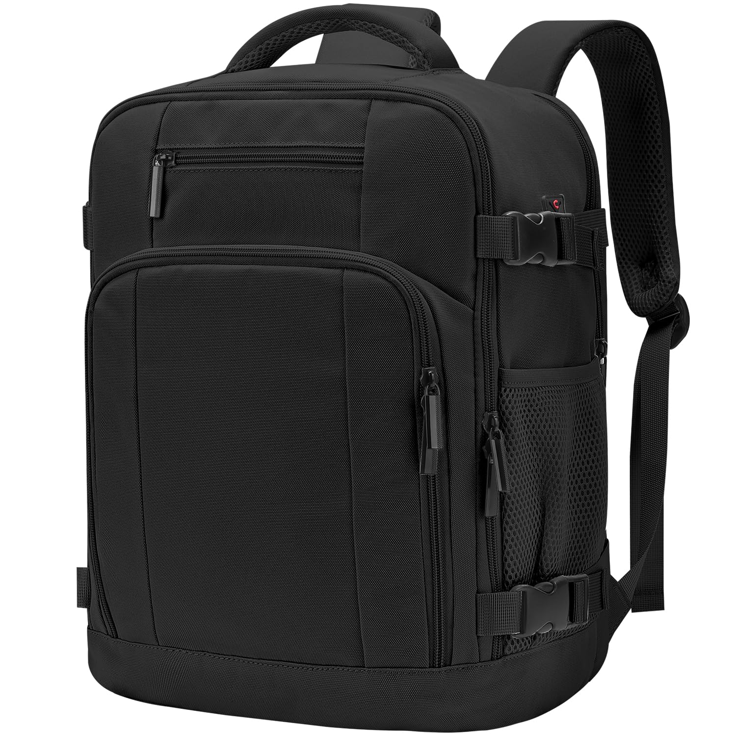 Sac à dos voyage cabine avion–Bagages cabine 55x40x20–Sac de voyage 44L avec compartiment pour ordinateur portable 17,3 pouces et poche antivol