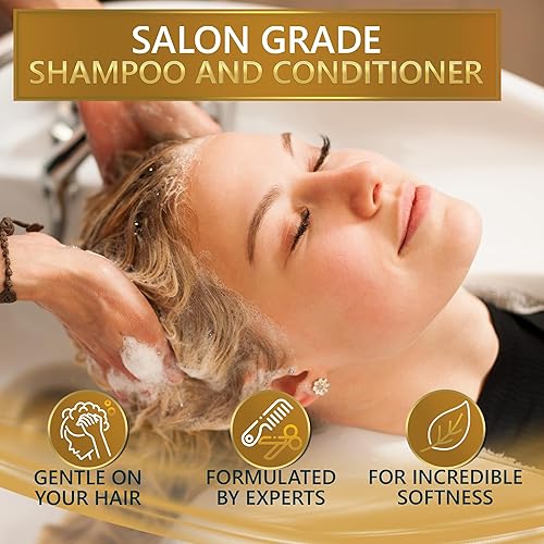 Miniatura 6 de Juego de champú y acondicionador de aceite de coco y jojoba tratamiento hidratante intenso sin sulfatos y parabenos para hidratar tu cuero cabelludo