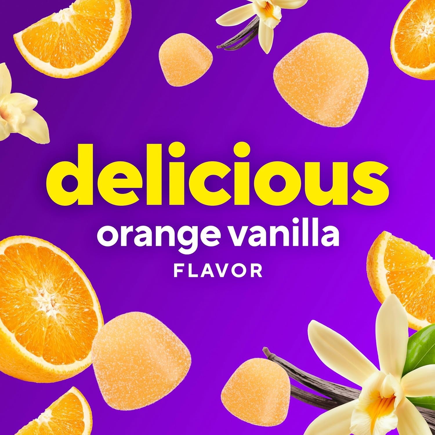 vitafusion Magnesium Gummy Supplement, Bring calm to your vitamin routine, Tropical Citrus Flavor, 60 Gummies - Image 7