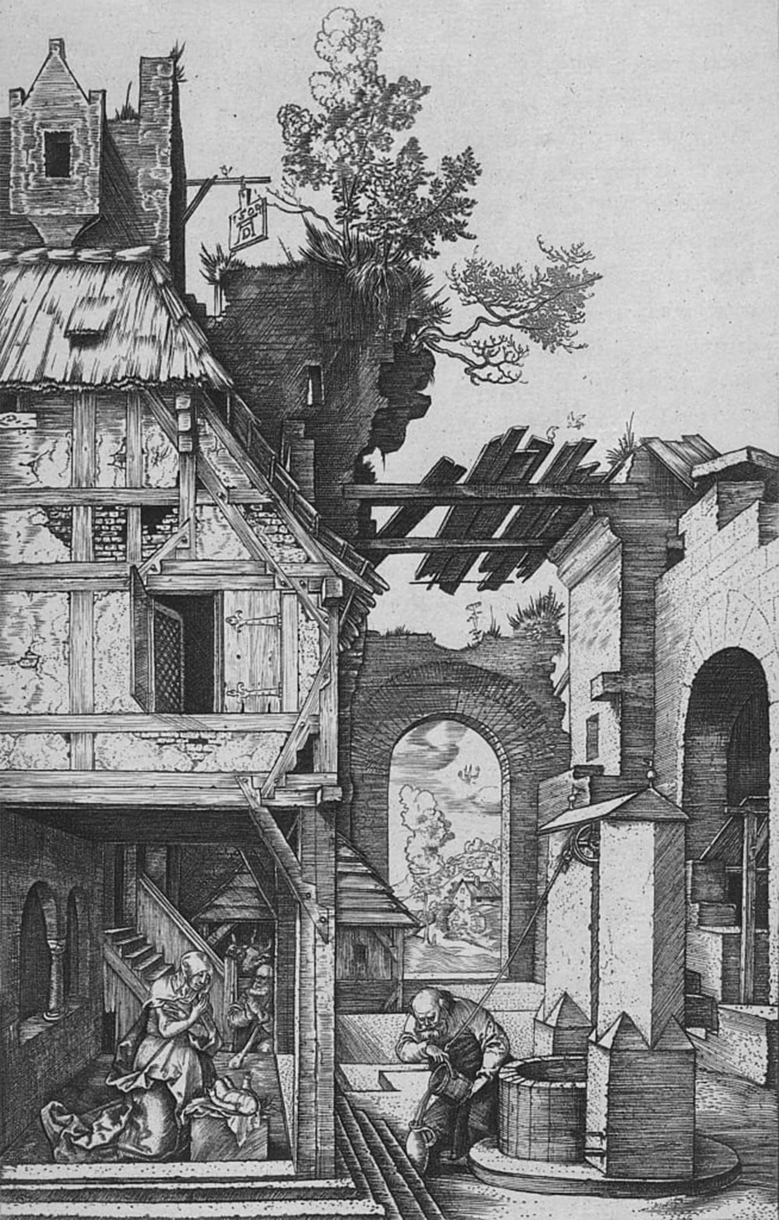 POSTERIIk Famous Print Pop Art Wall Art Graffiti the Nativity by Albrecht Dürer Art Prints for Home Decor 60x90cm
