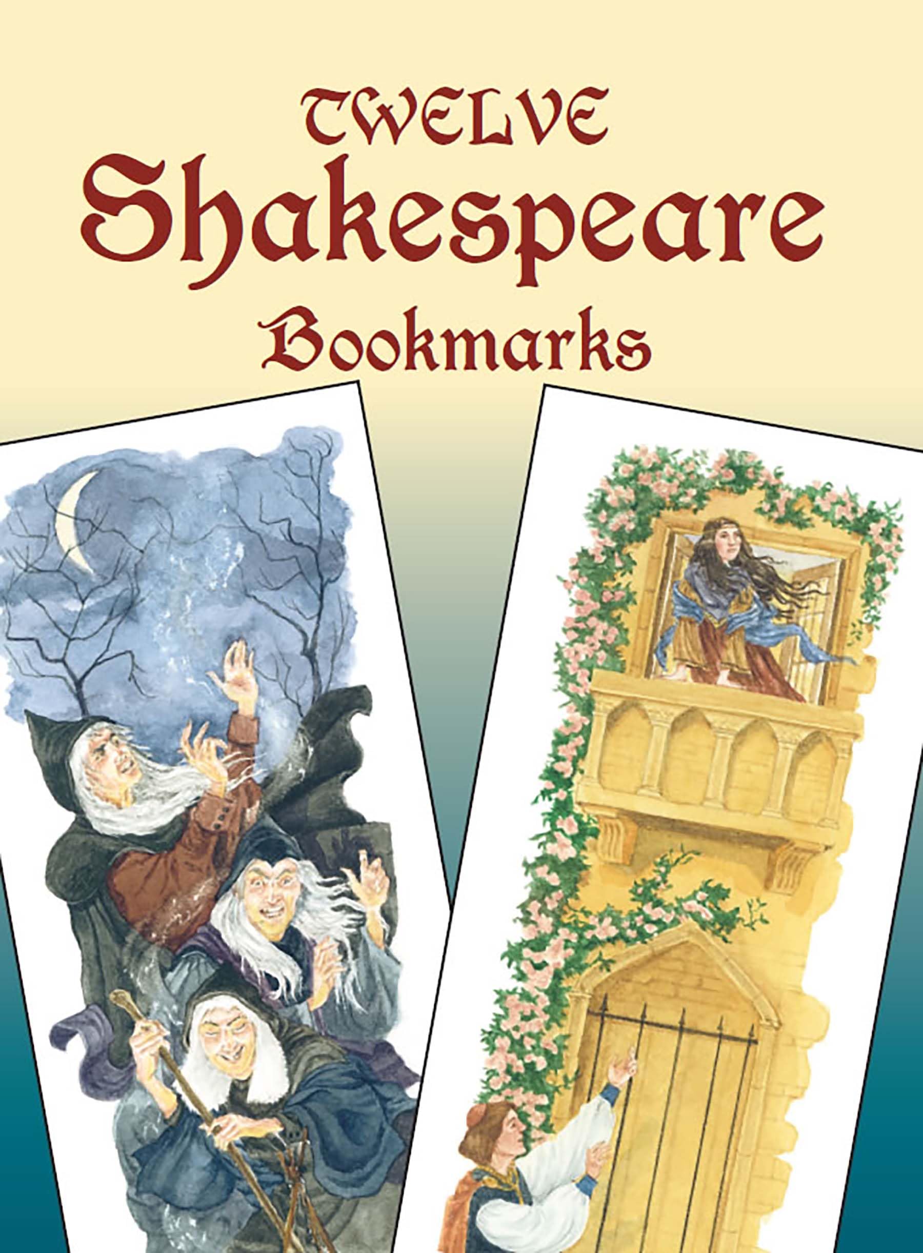 Twelve Shakespeare Bookmarks (Dover Bookmarks) Paperback – December 1, 2004