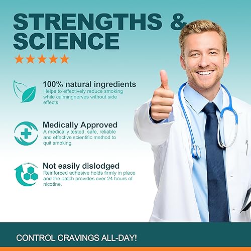 Miniatura 2 de Parches de nicotina Paso 3 Fácil y eficaz ayuda a dejar de fumar, 7 mg, 30 parches de ayuda para dejar de fumar, cada parche proporciona un sistema