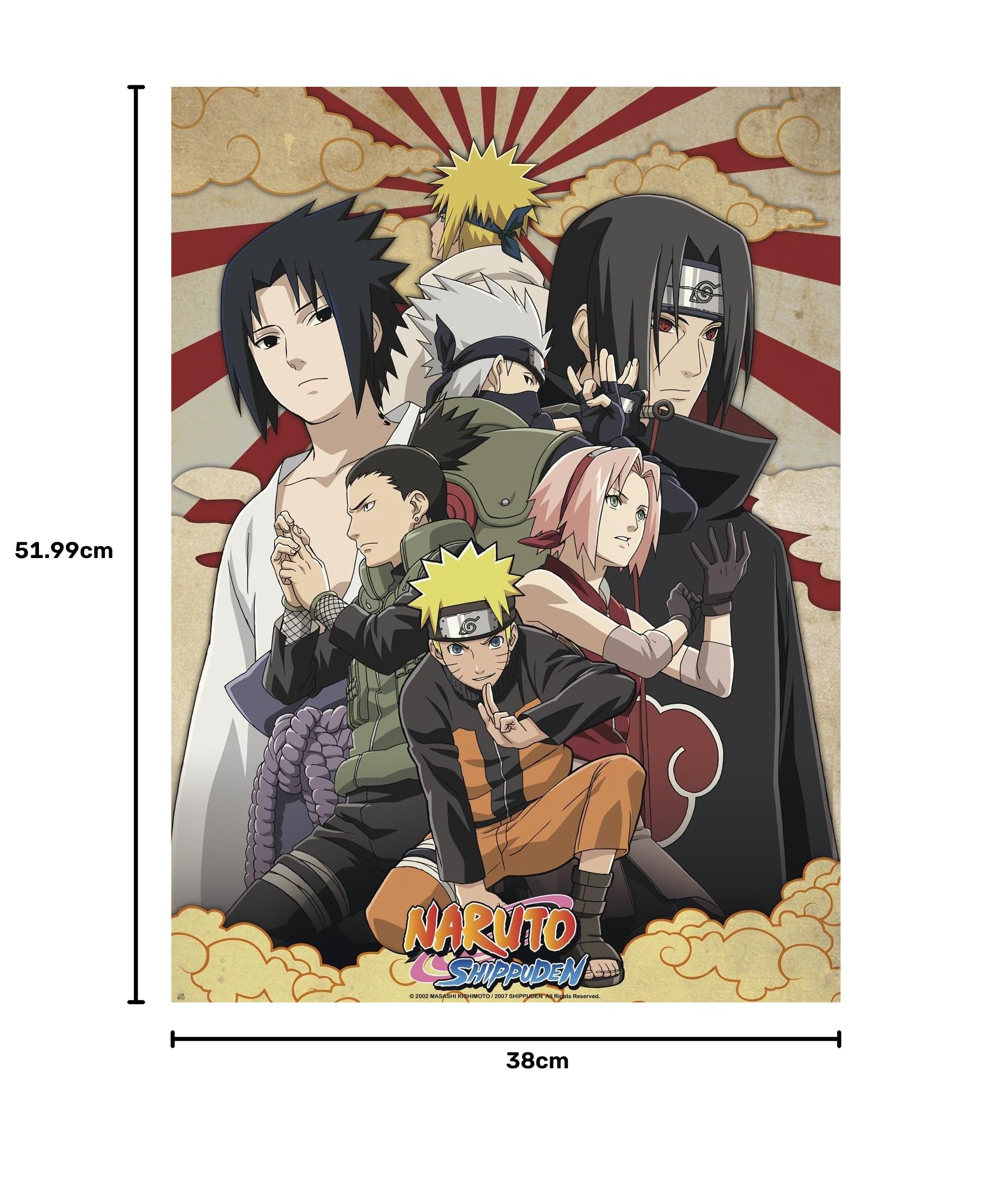 Amazon.co.jp: ABYstyle - NARUTO - ナルト- 疾風伝グループ# 2インチ