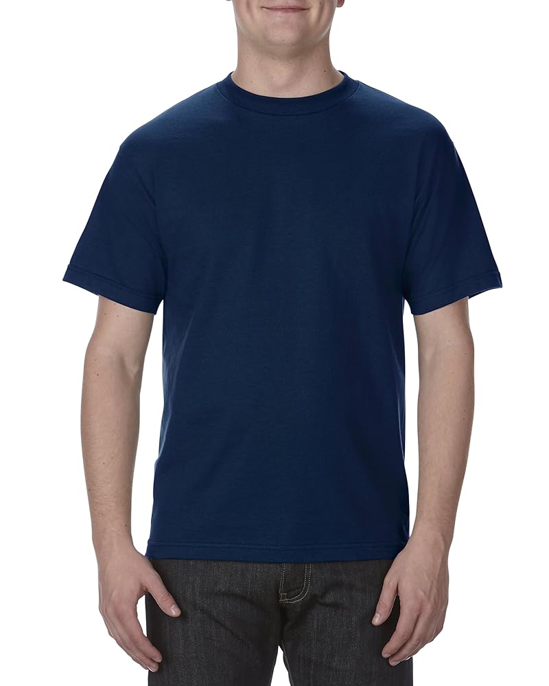 Alstyle Apparel AAA Men's Classic T-Shirt, Navy, XL | Amazon.com