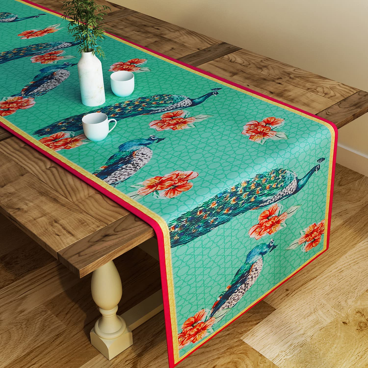 SEJ Table Runner - Pink Dining Table Protector -14