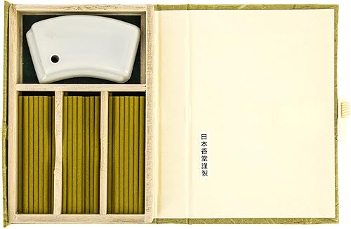 Miniatura 2 de Nippon Kodo 551 Mainichi Byakudan 60 Incienso Corto Marrón