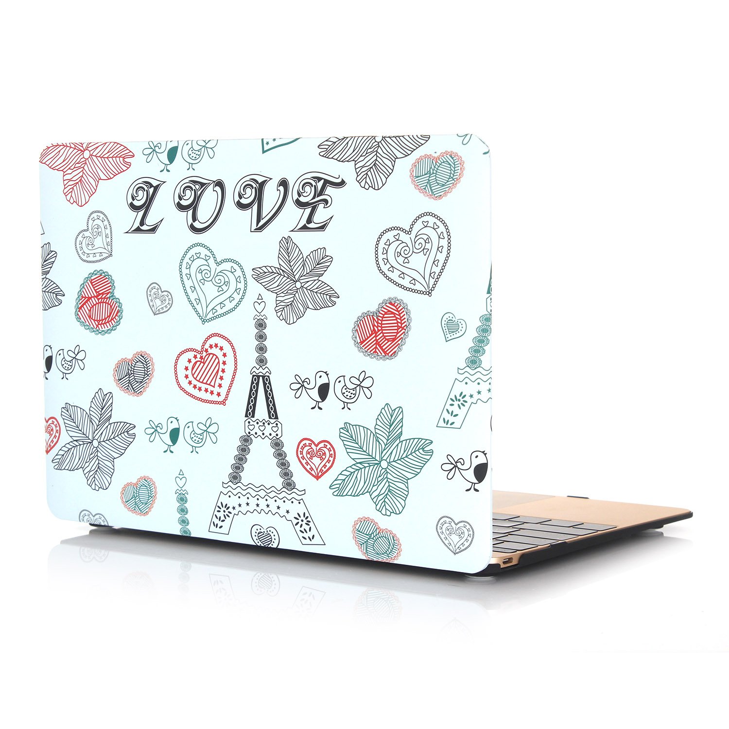 Se7enline Compatible with 13.6 MacBook Air Case M2 M3/M4 2022-2025 for Mac Air 13.6-inch A2681/A3113/A3240 Laptop Hard Shell Case with Keyboard Protective Cover & Trackpad Protector, Colorful Floret — view 51