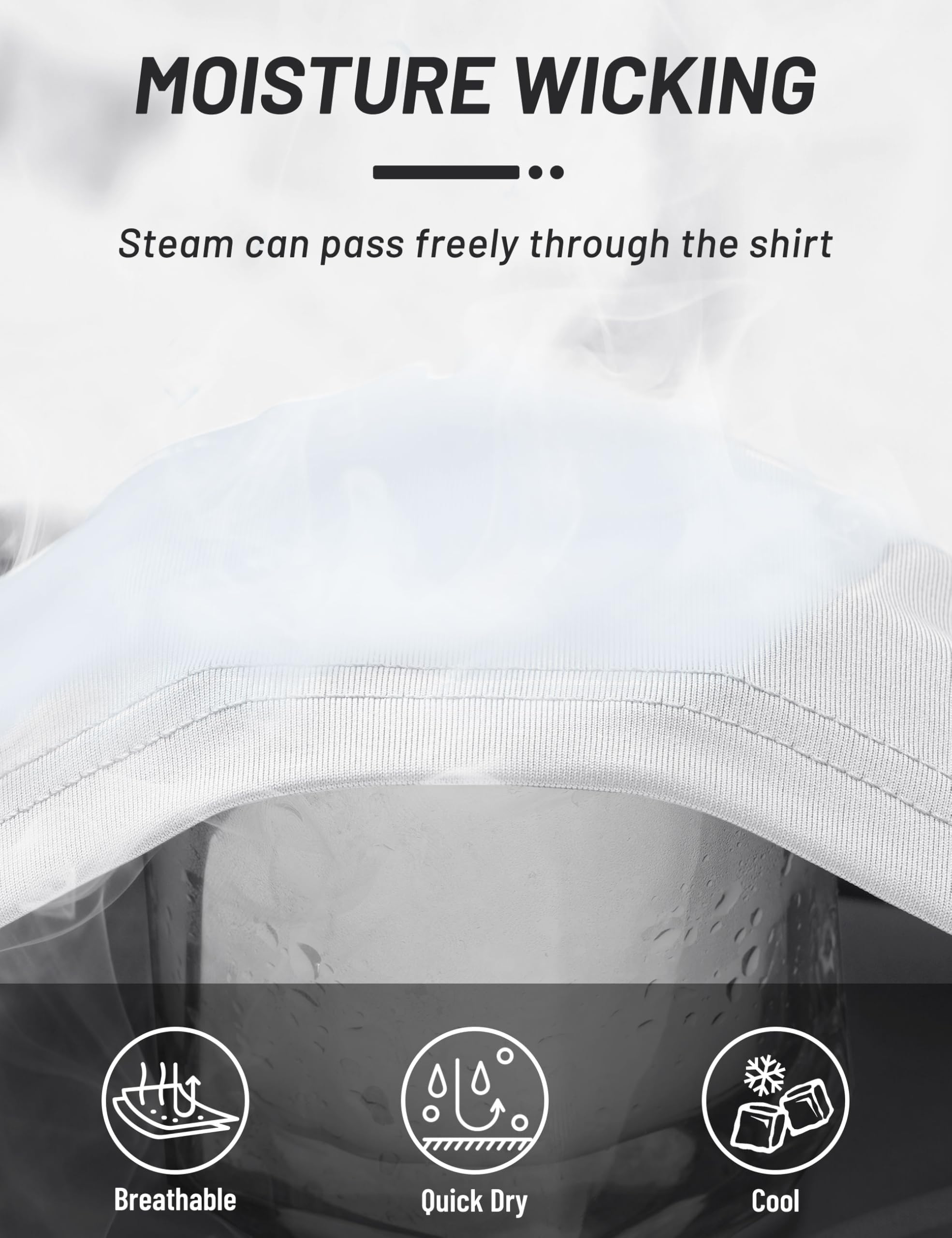 TACVASEN Sudaderas con Capucha para Hombre Camiseta Protección Solar UPF 50+ Sudadera con Capucha de Manga Larga Protección UV