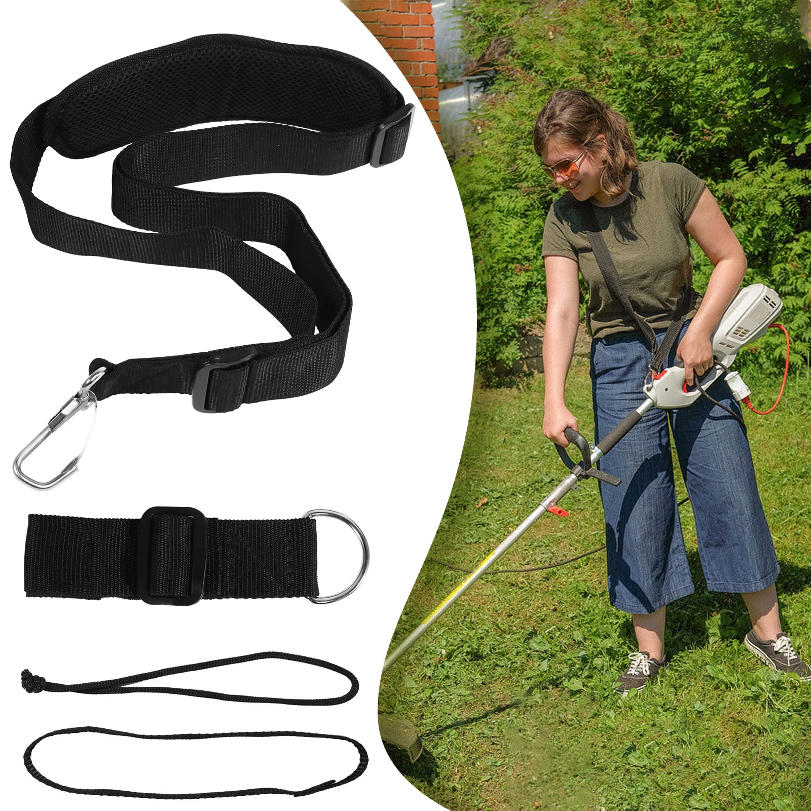Buy tchrules Trimmer Strap Weed Eater Shoulder Strap with 2 Accessories