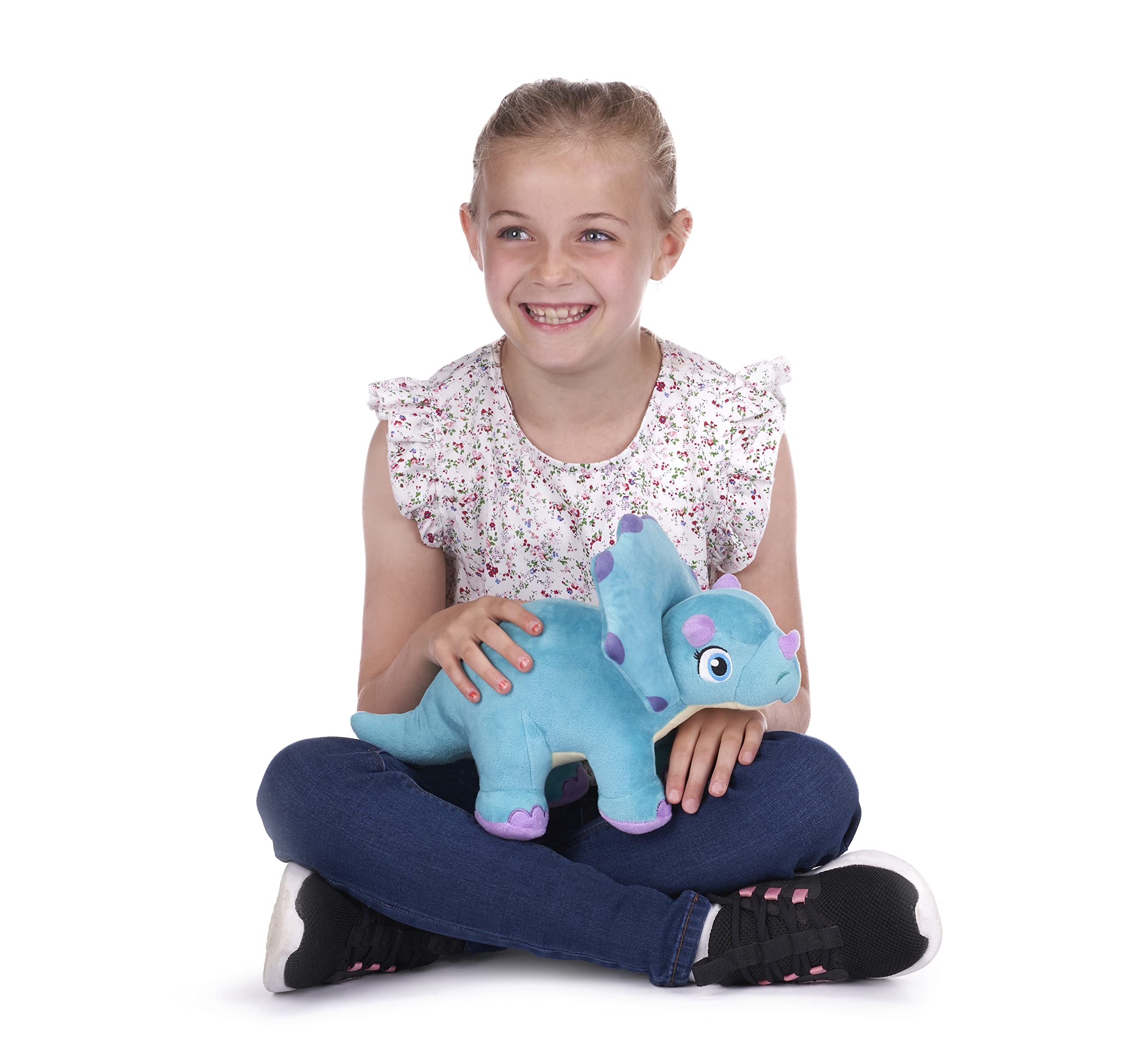 Dinky Dinosaurier, 25 cm, Triceratops Dinosaurier, Plüschtier