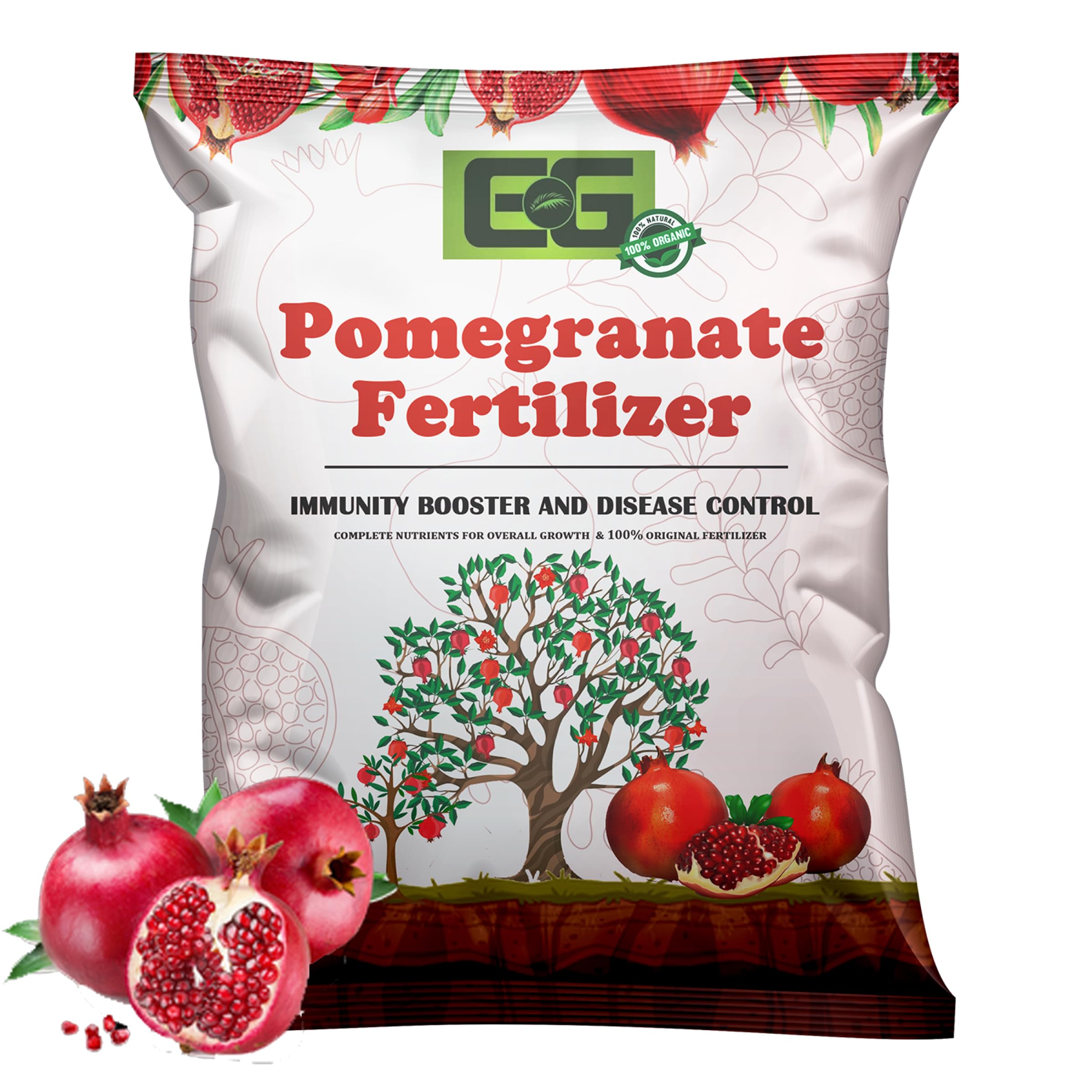 Elamgreen Organic Pomegranate Plant Fertilizer | -Rich Fertilizer for Indoor & Outdoor Fruit Plants | Enhances Growth, Stronger Roots & Healthier Leaves | Ideal for Home Gardenin 1kg-image-7