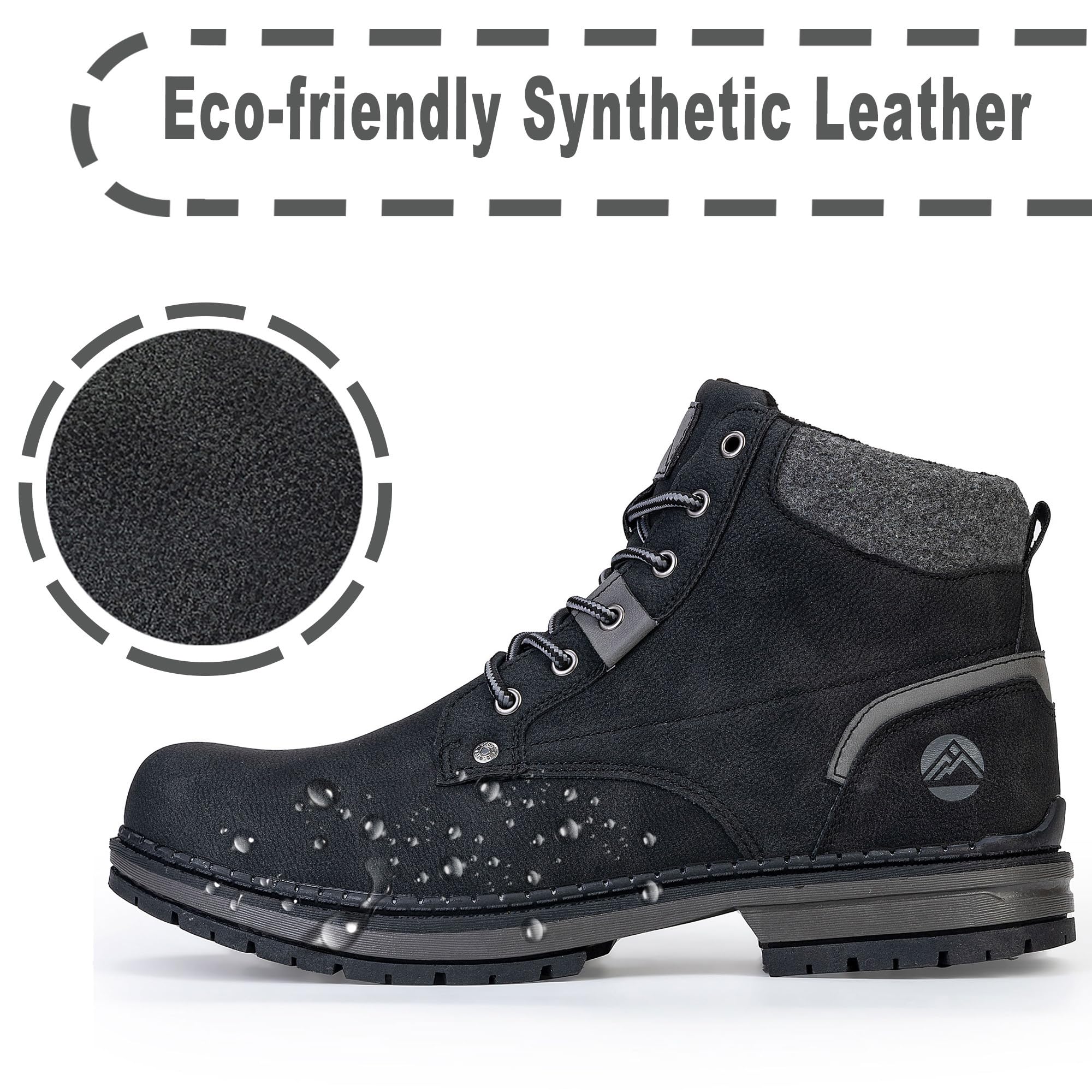 CC-Los Męskie wodoodporne buty robocze Desert Boot Lekkie i codzienne buty typu chukka