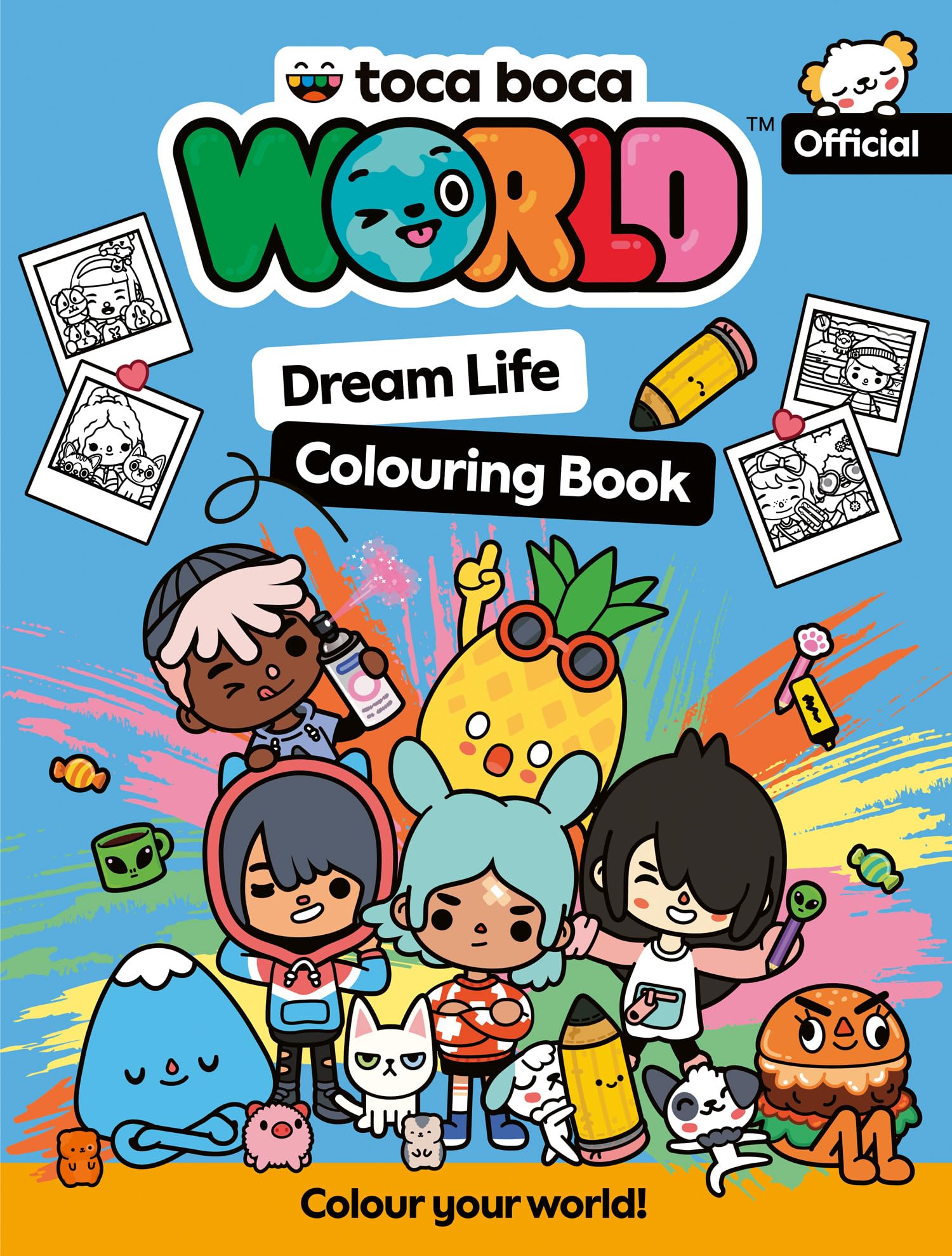 toca boca dream life colouring book: the official colouring book for fans of the popular ipad app for kids. perfect for children aged 6, 7, 8, 9, 10. new for 2026!
