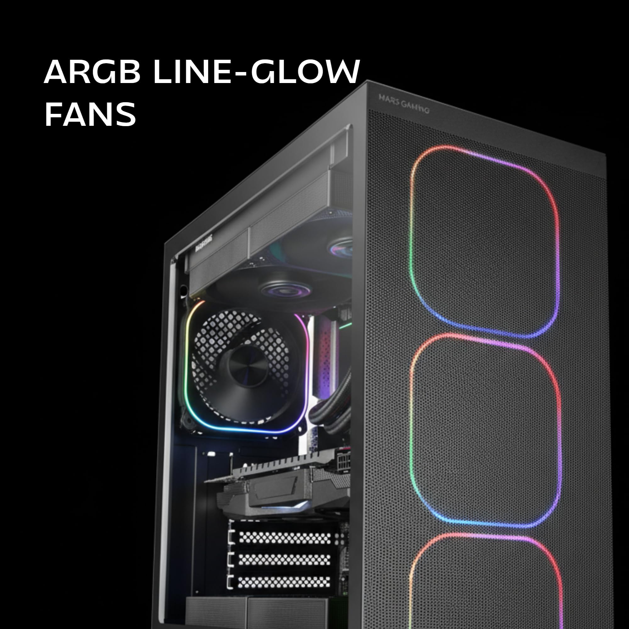 Mars Gaming MC-Nebula ATX Gaming-Gehäuse – Bild 2