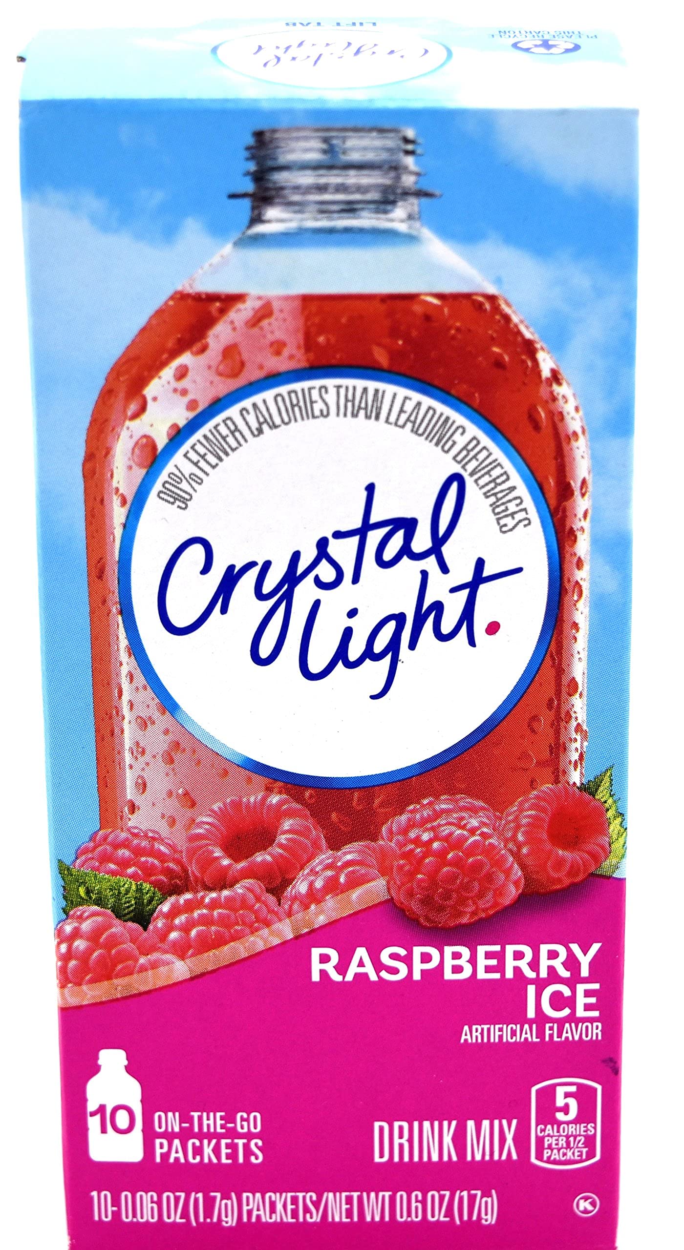 Crystal Light On The Go Raspberry Ice Drink Mix- 10 CT