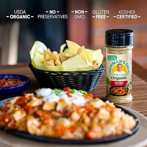 Miniatura 3 de Newman's Own Condimento orgánico Adobo perfecto como condimento multiuso certificado orgánico USDA sin conservantes sin OMG, sin gluten 100% de