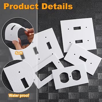 Tondiamo 14 Pack Outlet Insulation Pads, Wall Plate Foam Sealers