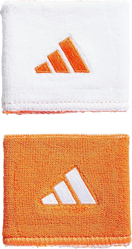 adidas Interval Reversible Wristband | Unisex, Moisture-Wicking, Stretch Fit, Non-Slip Grip, Secure Comfort, Game & Training Ready