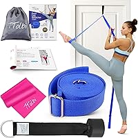 Vista 9 de Stretching Strap with Door Anchor & Resistance Band – Leg Stretcher for Improving Flexibility & Splits – Ideal for Ballet, Dance, Cheer, Yoga &