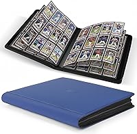 Vista 17 de Carpeta Premium de Tarjetas Coleccionables con más de 1000 bolsillos, Carpeta de 16 bolsillos sin anillo de carga lateral para cartas