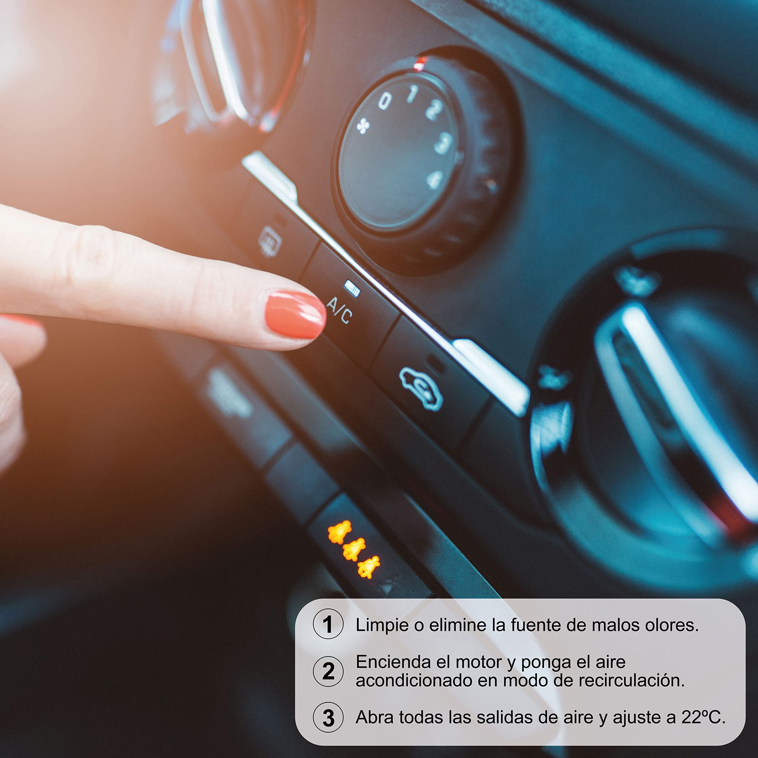 Krafft Ambientador Profesional – Eliminador de Olores de Vehículo – Duración hasta 45 Días – Tecnología Neo Pure de Doble Acción – Neutraliza Olores de Humedad, Tabaco y Mascotas – 150 ml