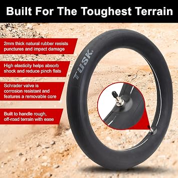Tusk Natural Rubber Motorcycle Tubes
