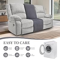 Vista 171 de Fundas 100% impermeables para sofá reclinable seccional, fundas para sofá reclinable en forma de L, funda para sofá seccional de esquina