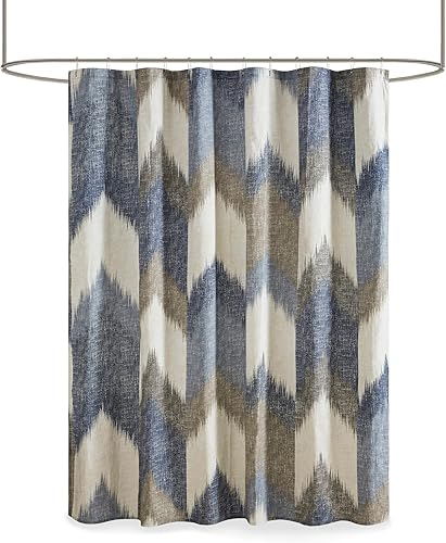 Miniatura 8 de InkIvy Alpine - Cortina de ducha impresa de algodón