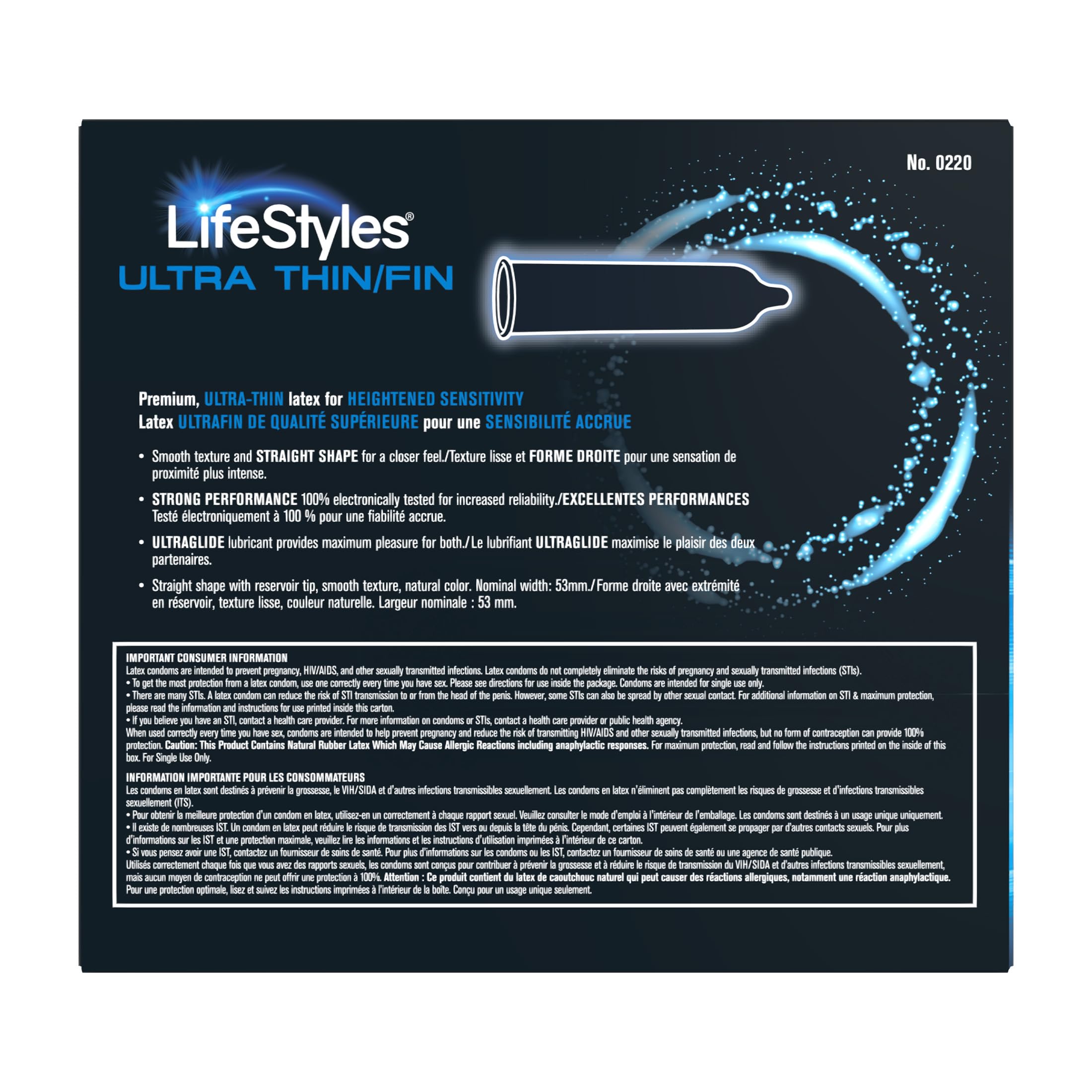 LifeStyles Ultra Thin Condoms- 50pk