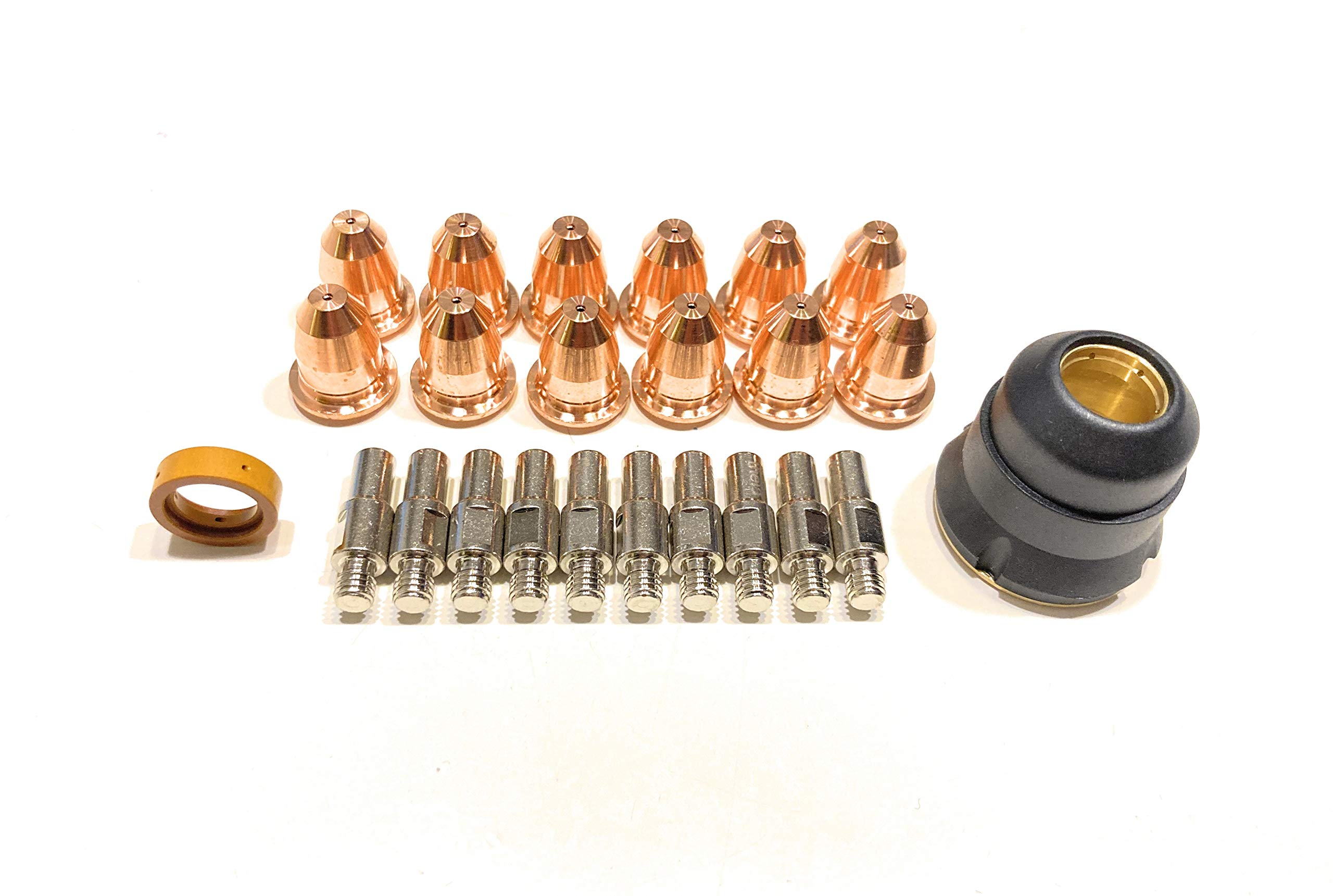 Plasma Electrode PR0110 Tip 0.8 PD0116-08 Shield Cup PC0116 Diffuser PE0106 Consumables For Trafimet S45 Torch,22pcs