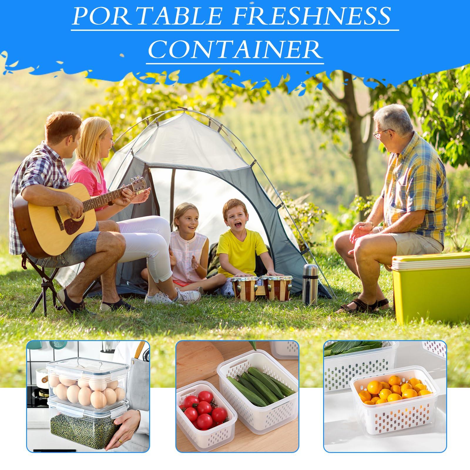 Contenitori per Organizer per frigorifero contenitori per congelatore per frigor