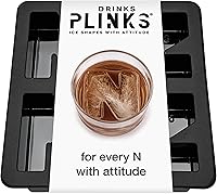 Vista 12 de DrinksPlinks Molde de Cubitos de Hielo de la Letra S - Molde de Cubitos de Hielo de Silicona Personalizado para Whisky – Molde Personalizado