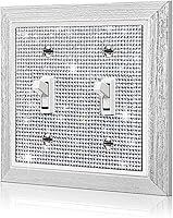 Vista 30 de Gaocai 1 pieza Placas de pared con diamantes de imitación brillantes Cubierta de interruptor de luz Placa decorativa de pared con palanca única