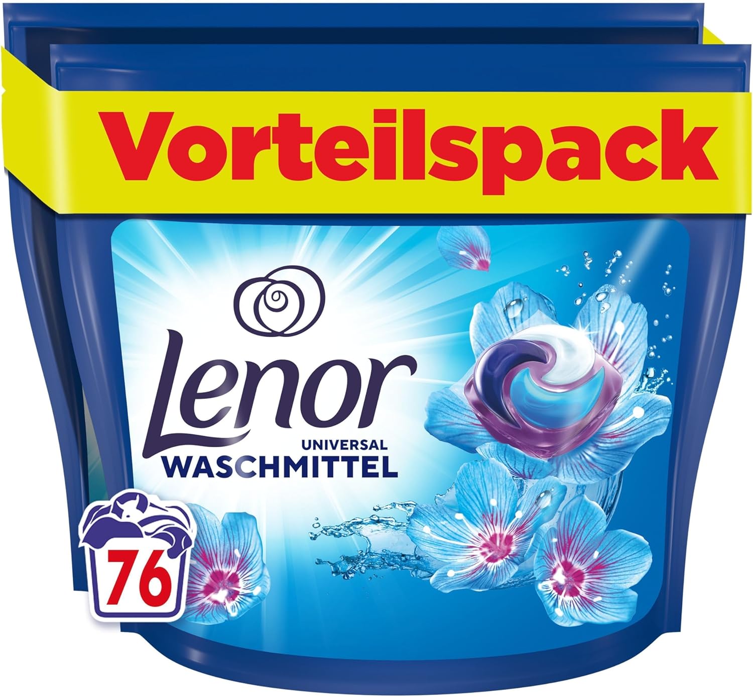 Lenor Waschmittel Pods, 76 Waschladungen, Aprilfrisch