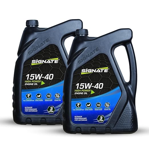 Signate 15w40 Synthetic Technology Supreme Duty Car and Truck Diesel Engine Oil High Performance Engine Oil (3 L, Pack of 2)