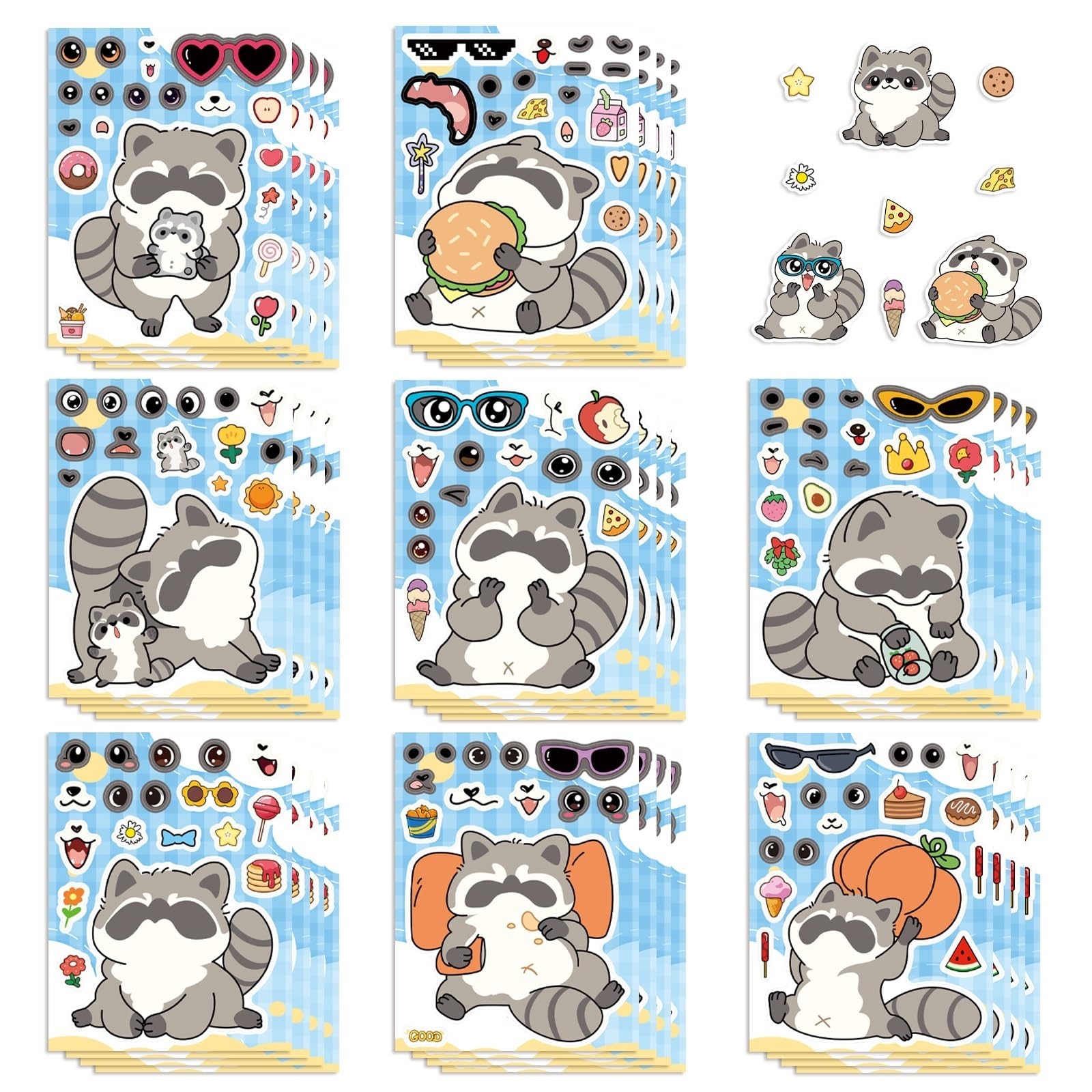 FGLFPXI 8-Pack Stickers Waterproof Graffiti Decal for Luggage Phone Case Water Bottle Guitar Stationery