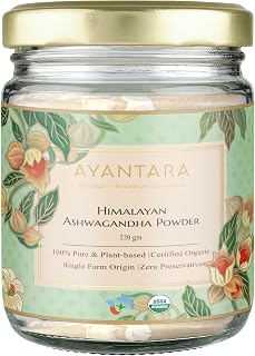 Himalayan Ashwagandha Powder - 220g | 100% Natural & Organic | Powerful Supplement for Stress Relief, Strength & Immunity | Enhances Energy, Focus & Sleep | No Preservatives | Lab Tested
