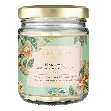 Himalayan Ashwagandha Powder - 220g | 100% Natural & Organic | Powerful Supplement for Stress Relief, Strength & Immunity | Enhances Energy, Focus & Sleep | No Preservatives | Lab Tested